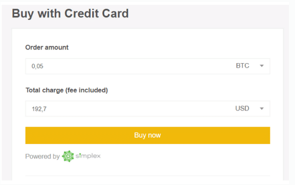 Nákup na Binance kreditní kartou